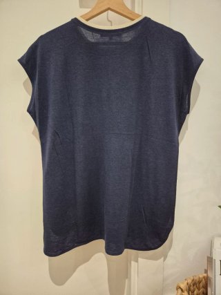 Camiseta Adolfo Domínguez Azul Talla XS