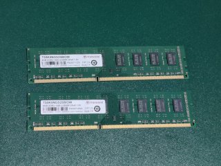 2 Módulos RAM Transcend 8GB DDR3 1600