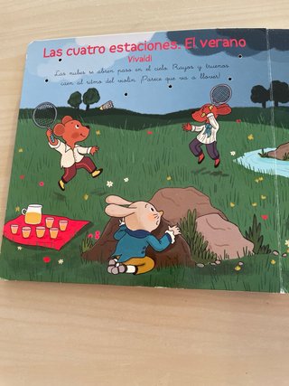 Libro musical primeras canciones de música clásica