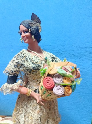Muñeca Marin Fallera 40cm