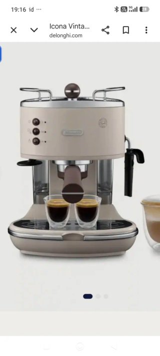 Cafetera de brazo DeLonghi Icona Vintage