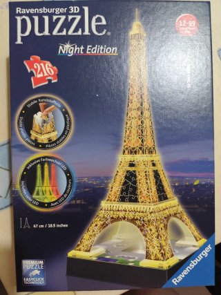 Puzzle 3D Torre Eiffel