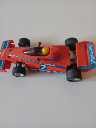 Coche de carreras Exin Scalextric Brahan Parmalat
