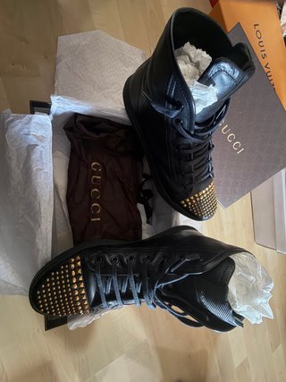 Bambas Gucci de Piel Negras