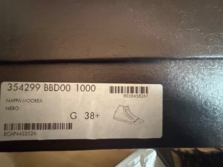 Bambas Gucci de Piel Negras