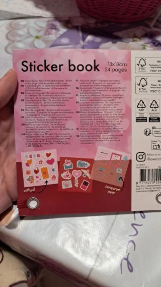 Stickerbook Sweet Kisses 24 pagine