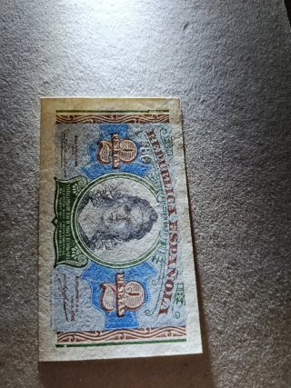 Billete de 2 Pesetas 1938 República Española