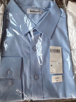 Camisa Bellutia Azul Talla 43