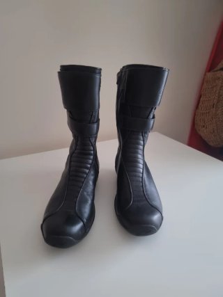 Botas de moto  mujer negras