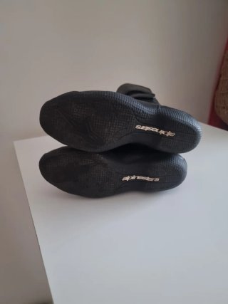 Botas de moto  mujer negras