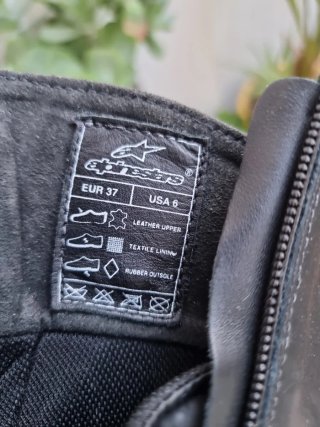 Botas de moto  mujer negras