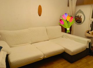 Sofá 3 plazas con chaiselongue