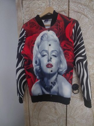 Cazadora Estampada Marilyn Monroe