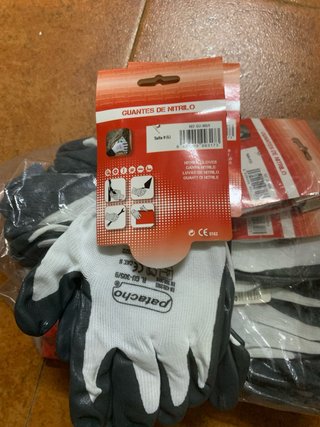 Guantes de Nitrilo Patacho Talla 9 (L)