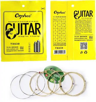 2 JUEGOS COMPLETOS Guitarra ACÚSTICA 11-52