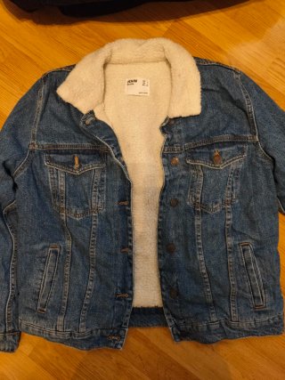 Cazadora vaquera forrada talla s