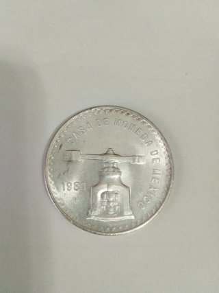 Moneda Plata 1 Onza Troy México 1980