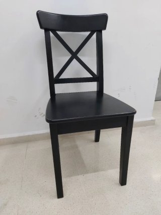 Silla de Comedor Negra (una silla)