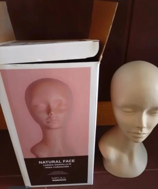 Cabeza Maniquí Maquillaje BIFULL Natural Face