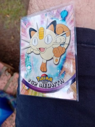 Carta Pokémon #52 Meowth Topps 1999