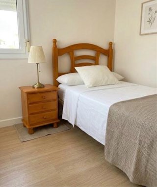 2 Camas Individuales de Madera de 90 cm