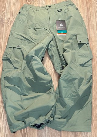 Pantalón de esquí/ski/snow GSOU SNOW verde oliva