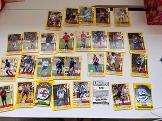 Lote de 30 Cromos Panini Liga 1999/2000