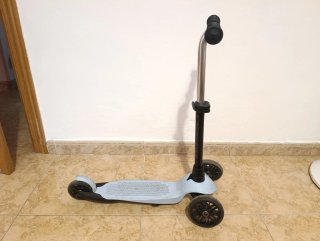 Patinete infantil Decathlon azul 3 ruedas