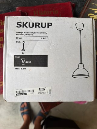 Lámpara IKEA Skurup Negra