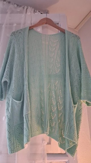 Chaqueta Calada Turquesa