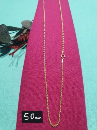 Cadena Cordón de Oro 18kl 50cm