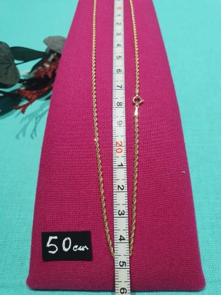 Cadena Cordón de Oro 18kl 50cm