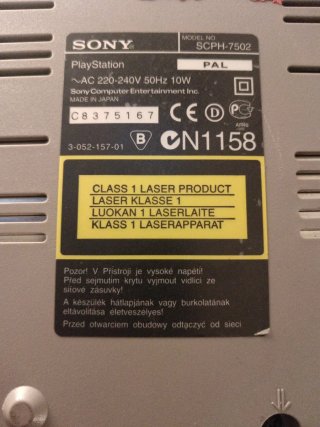 Consola Sony PlayStation 1 Gris