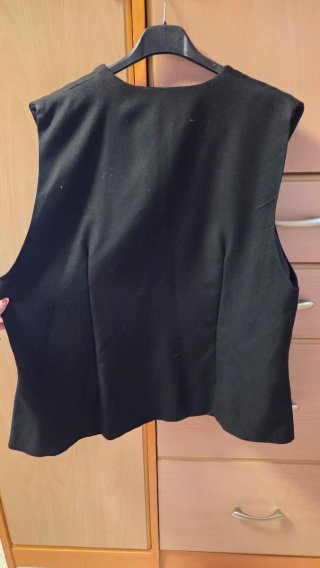 Chaleco negro de mujer