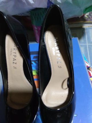 Zapatos de Tacón Marypaz Negros Talla 36