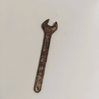 Llave Fija Antigua de hierro 15cm