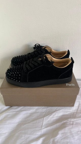 Christian Louboutin Zapatillas Negras Hombre
