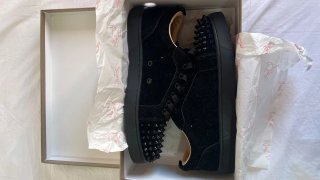 Christian Louboutin Zapatillas Negras Hombre
