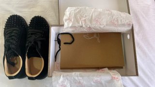 Christian Louboutin Zapatillas Negras Hombre