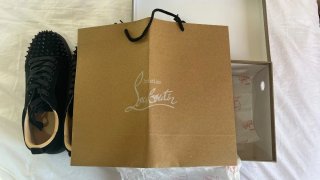 Christian Louboutin Zapatillas Negras Hombre