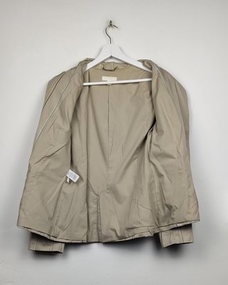 Mango MNG Blazer A Rayas Algodón Mujer L