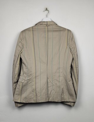 Mango MNG Blazer A Rayas Algodón Mujer L