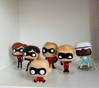 Set de 6 Figuras Funko Pop Los Increíbles