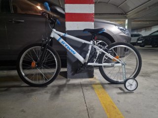 Bicicleta Infantil B'Twin Blanca