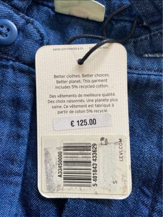 Mono vaquero Levi's azul