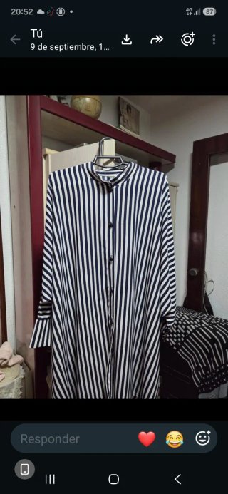 Camisa de Rayas Talla XXXL