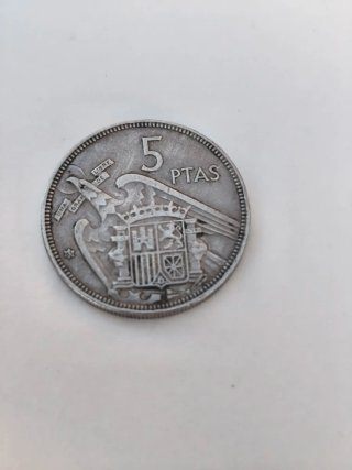 Moneda 5 Pesetas 1957 Estrella 63