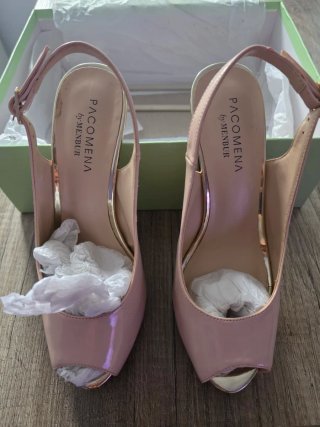 Zapatos de Fiesta Pacomena by Menbur Rosa