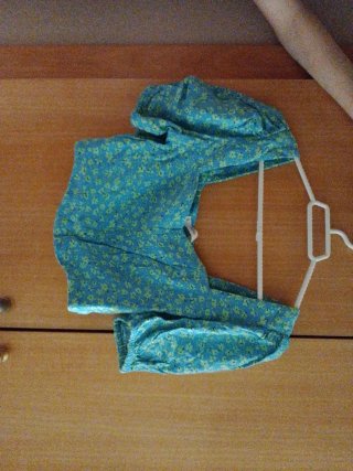 Camiseta Mango Mangas Abullonadas Talla XS