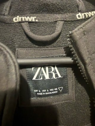 Chaqueta Zara Hombre Negra